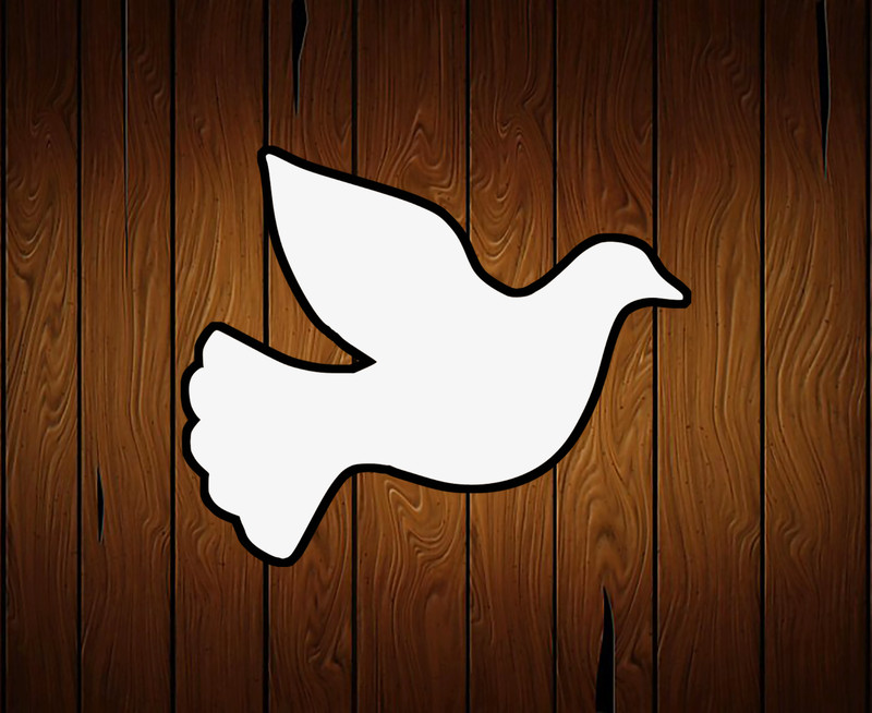 Dove Bird Cookie Cutter – 3D Printed – Food Safe PLA Plastic