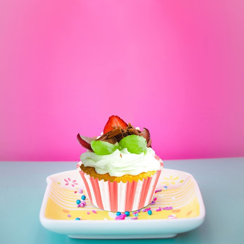 Kisangel Red and White Cupcake Liners 100pcs Mini Muffin Cups Paper Cake Tray... gallery