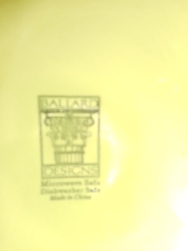 Ballard Designs Primvere Cake Stand Pear Green Scalloped Edge gallery