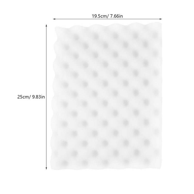 4Pcs Wave Shape Sponge Pads for Baking Sugar Flower Drying White gallery
