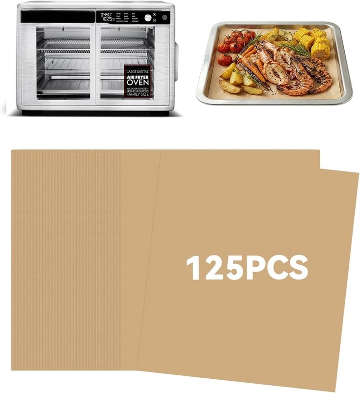 125PCs Parchment Paper Liners patible with Gourmia French Door Air