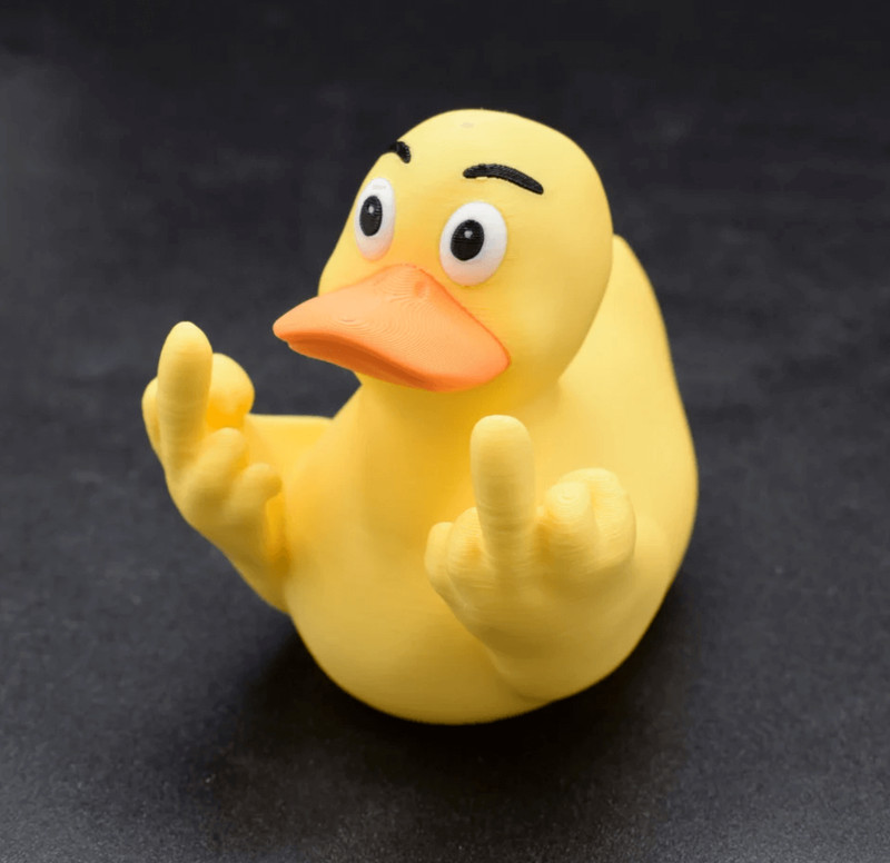 3 in Middle Finger Duck Resin mold