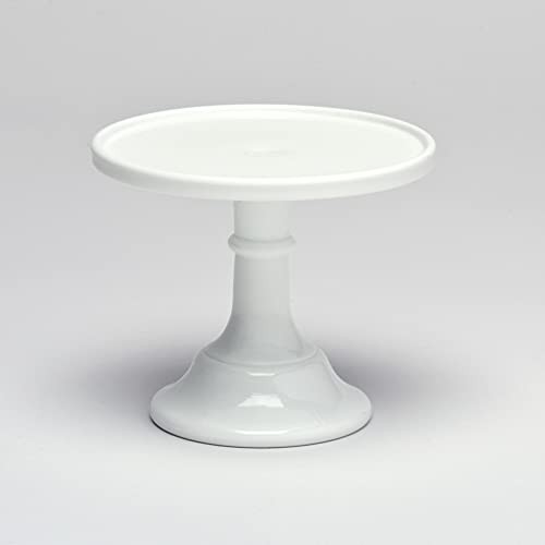 Mosser Glass Vintage Milk White Glass Cake Stand - 9"Dia x 7"H gallery