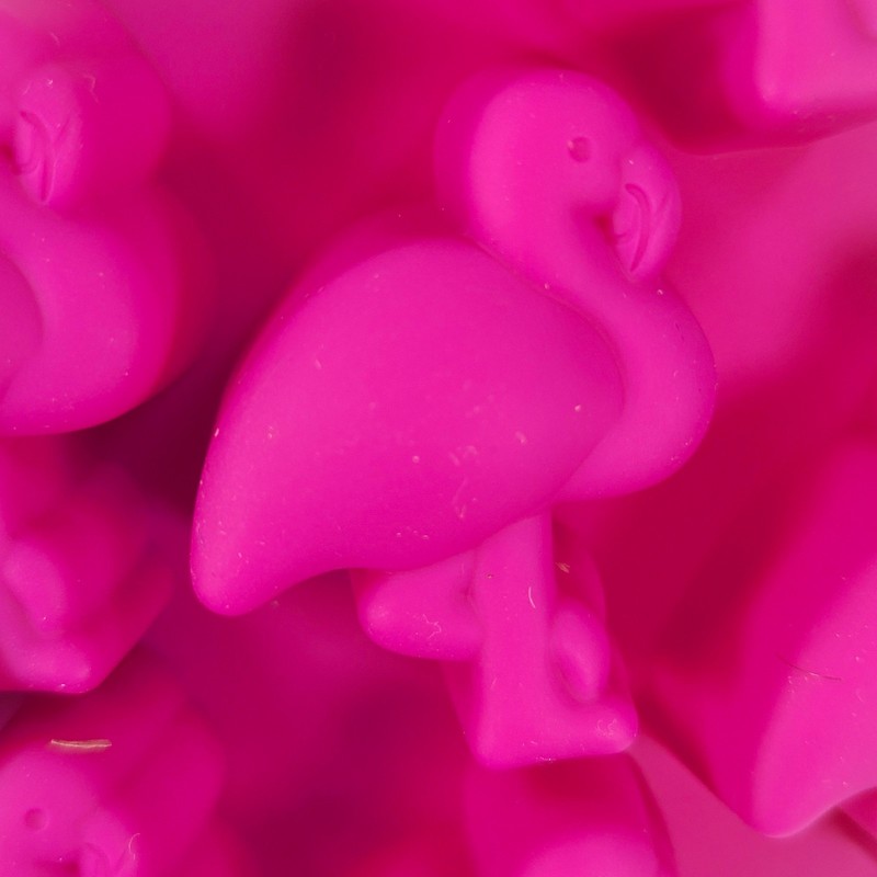 Pink Flamingo Silicone Mold Mini Candy Chocolate Resin Craft Tray Set of 2 New gallery