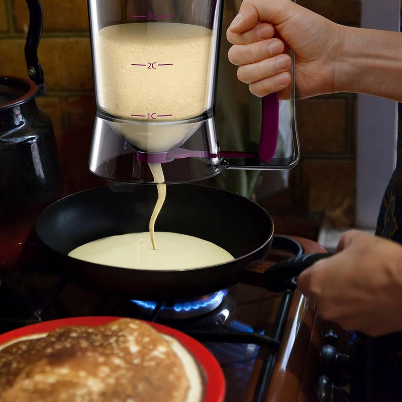 900ml Batter Dispenser DIY Muffin Cupcake Pancake Kitchen Measuring Baking Tools gallery