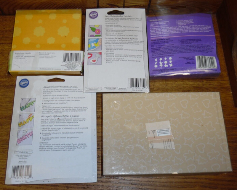 Assorted Wilton Cookie Cutters - Blossom Easter Fancy Alphabet Farm Animals gallery