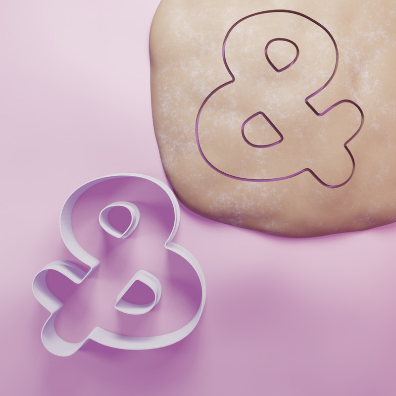 Ampersand & sign And Sign Cookie Cutter