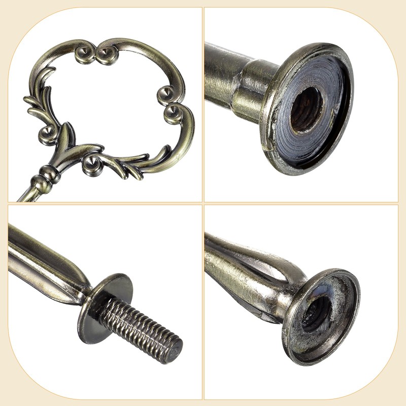 3 Set Cake Tray Stand Handle Plate Hardware Fitting 3-Tiers Sunflower Bronze gallery