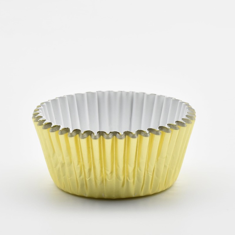 0 Pcs Gold Foil Standard Cupcake Liners Muffin Paper Baking Cups gallery