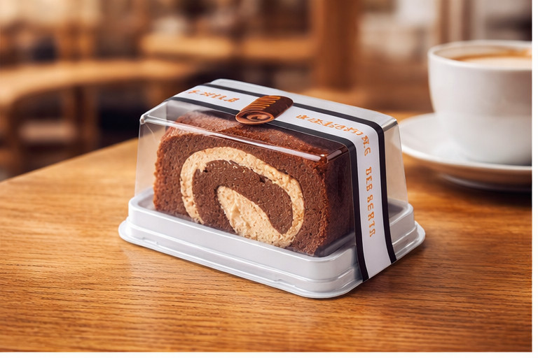 50 PCS ClearSlice PET Cake Box H-1175 gallery