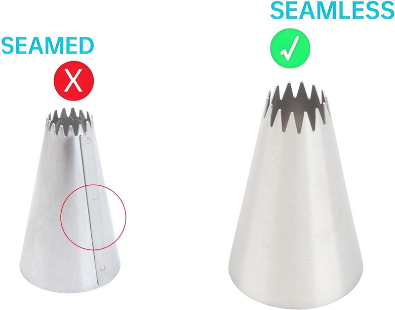 5Pcs Flower Piping Tips Set Stainless Steel Baking Tools Cookies, Cupcakes Rose gallery