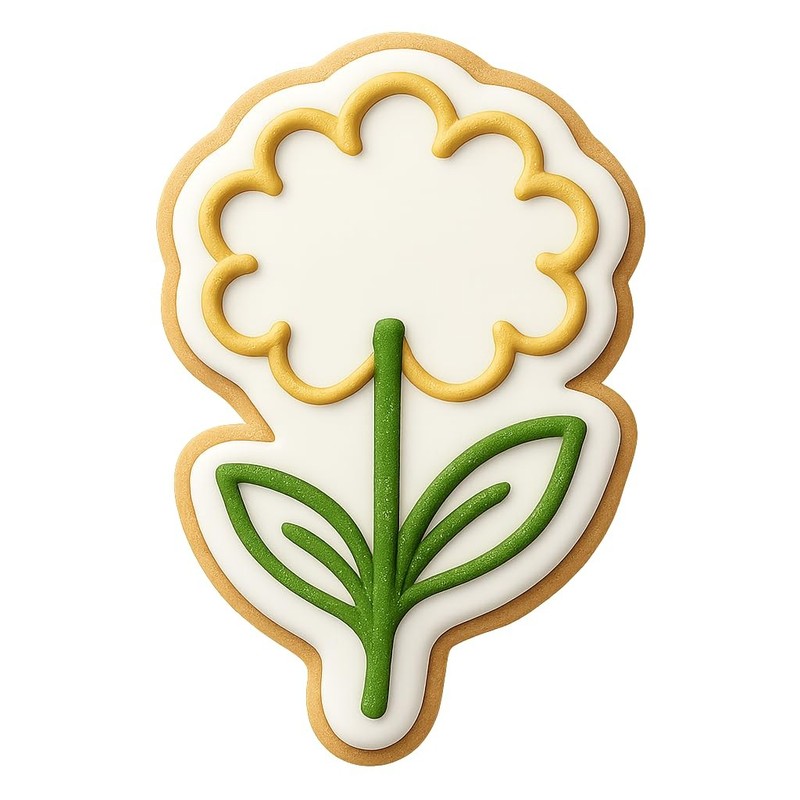 Velvet Verbena Cookie Cutter & Stamp, Fondant & Clay - 4x2.8 gallery