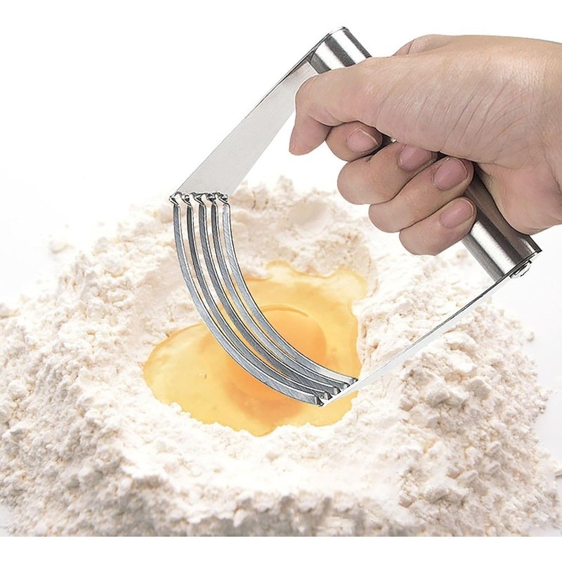 Stainless Steel Dough Blender Pastry Cutter 4.6 Inch Mixing Tool for Baking gallery