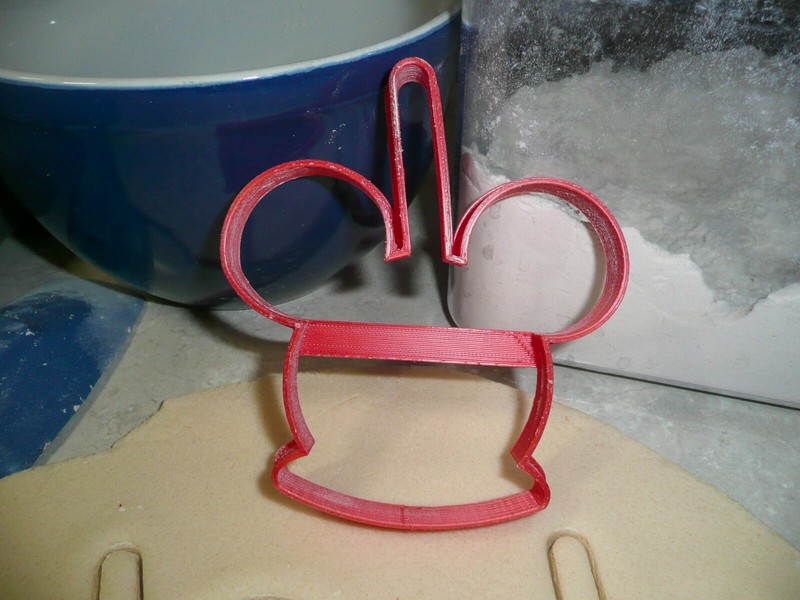 MICKEY MOUSE HEAD CARAMEL CANDY APPLE OUTLINE SNACK FOOD COOKIE CUTTER PR3304 gallery