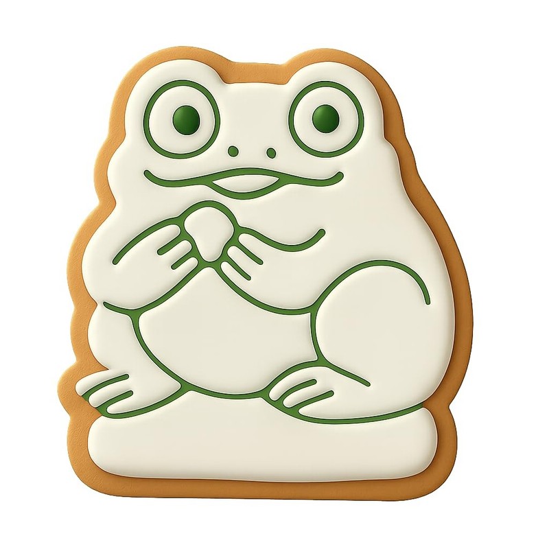 Snack Time Toad Cookie Cutter & Stamp – 4×3.4 Fun Kitchen Baking