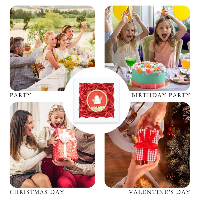 100 Pcs Individual Cookie Boxes 4 1/2" x 4 1/2" x 1 1/5" Small Gift Boxes Sin... gallery