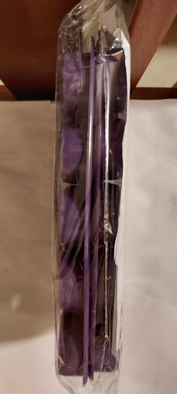 Mrs. Fields Mini Cuttables Round Cookie Cutter Purple Grid ~ Set Of Two gallery