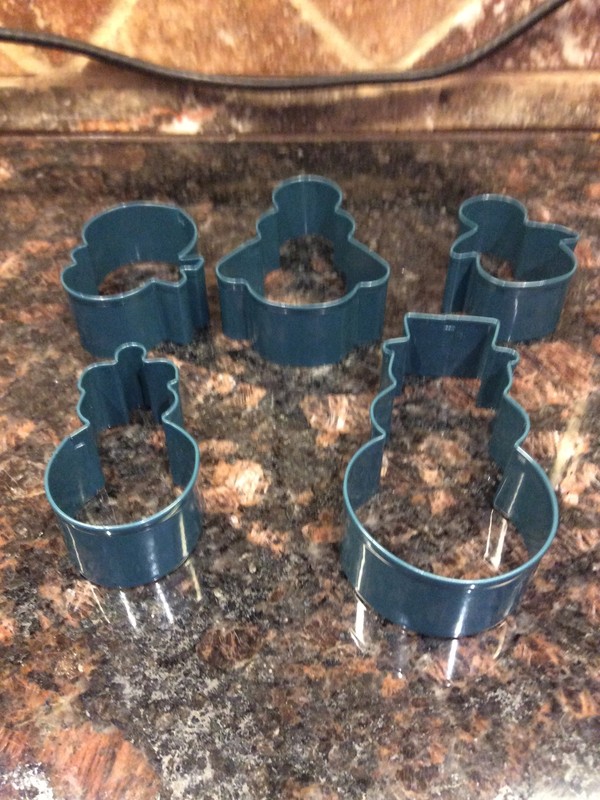 Threshold Cookie Cutters Pumpkin, Penguin, Snowman, Snow, Child, Angel 5 pc set gallery