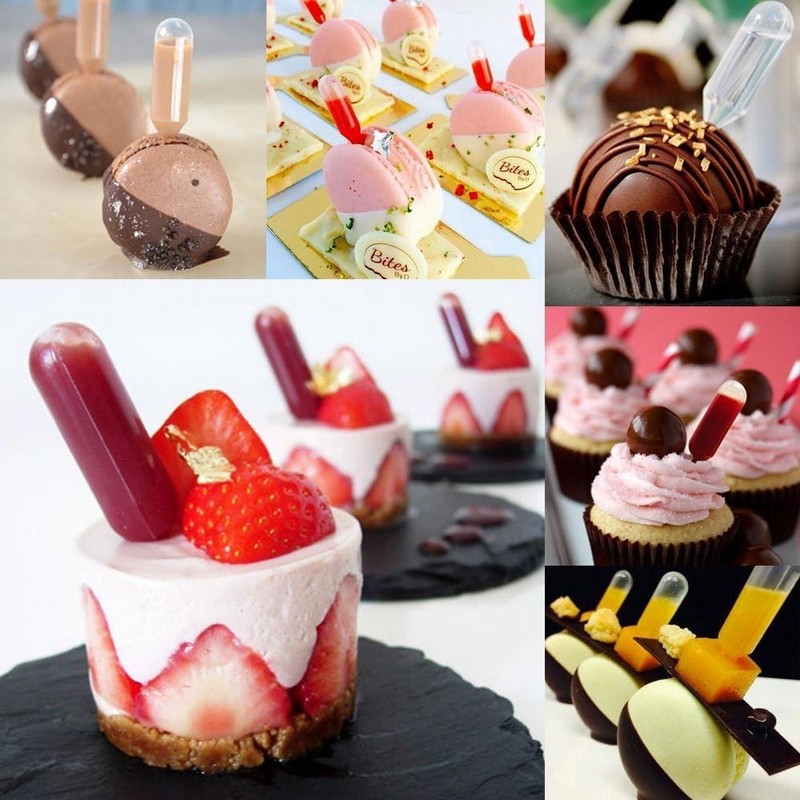 450pcs 4ml Plastic Pipettes - Disposable Dropper for Chocolate, Cupcakes, Strawb gallery