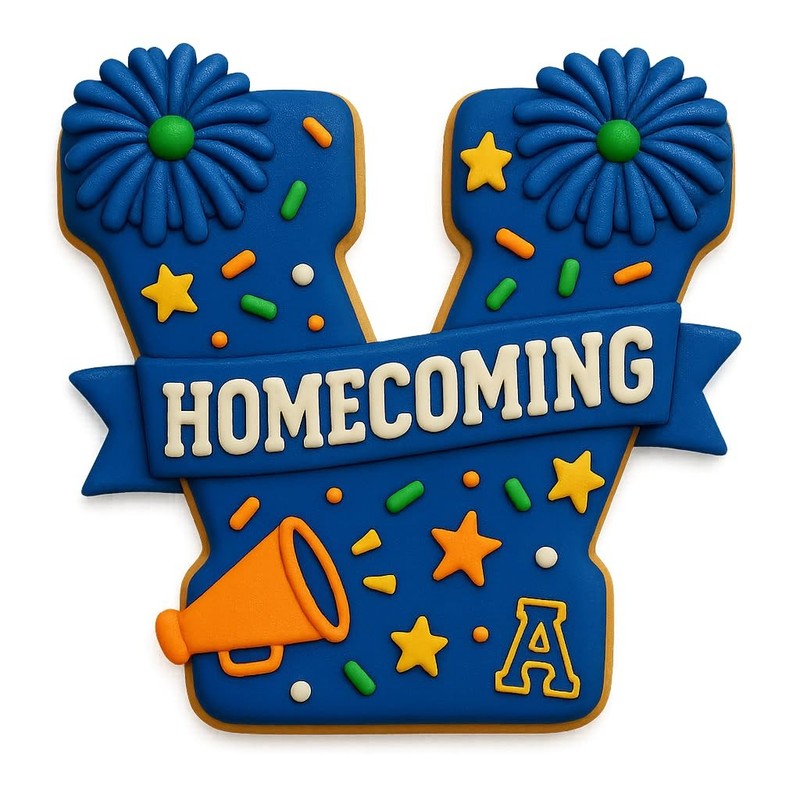 4 inches Varsity Letters Cookie Cutter for Baking & Fondant Clay Gifts - V gallery
