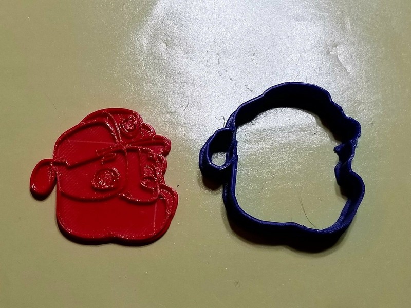 Paw Patrol Rubble Cookie Cutter/Fondant Cutter/Playdoh Cutter