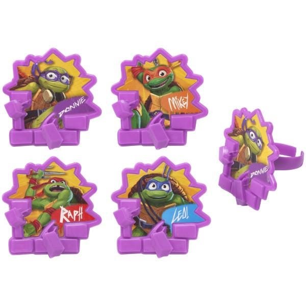 Teenage Mutant Ninja Turtles™ Cupcake Rings – 12 Count