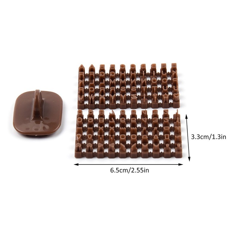 3pcs Polymer Clay Letter Stamps Mini Alphabet Number Letter Stamps Letter gallery