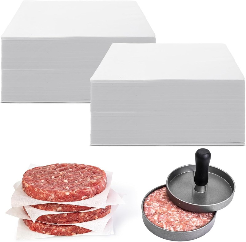 3000 Pcs Hburr Patty Paper Squares 5.5″x5.5″ Food Paper Sheets