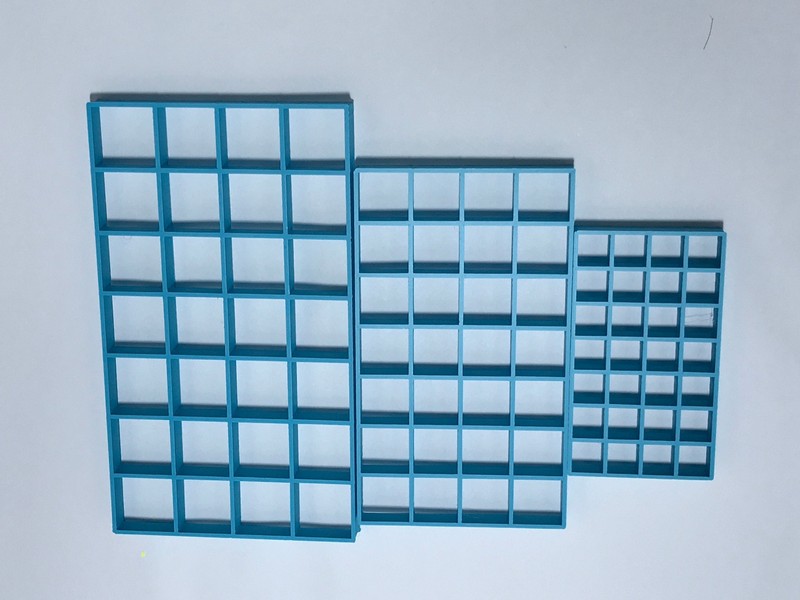 Grid Cutter Multi Square Sharp Edge Cookie Fondant Cutter 1cm 1.5cm 2cm Set Mine gallery