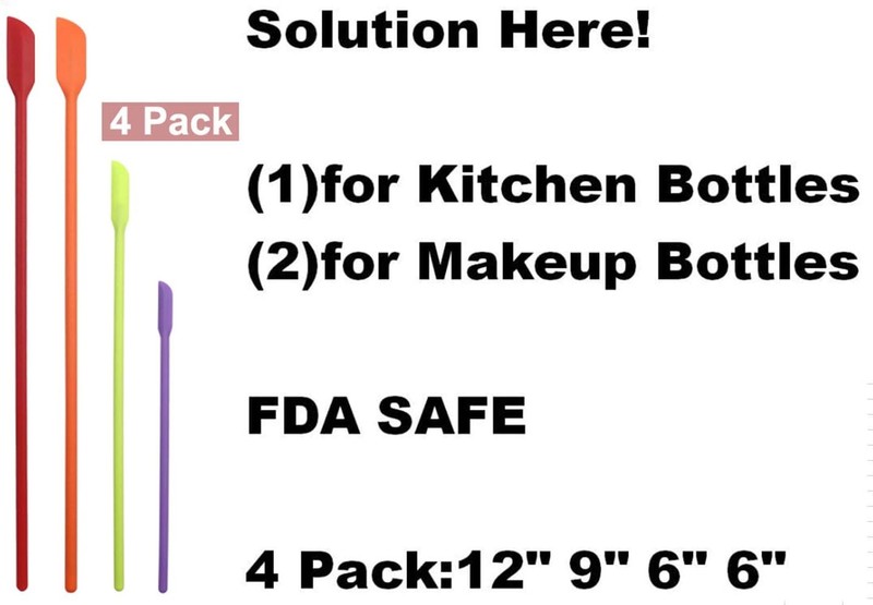 Mini Spatula Silicone Small for Makeup Spatula- Thin Jar ，for Thin gallery