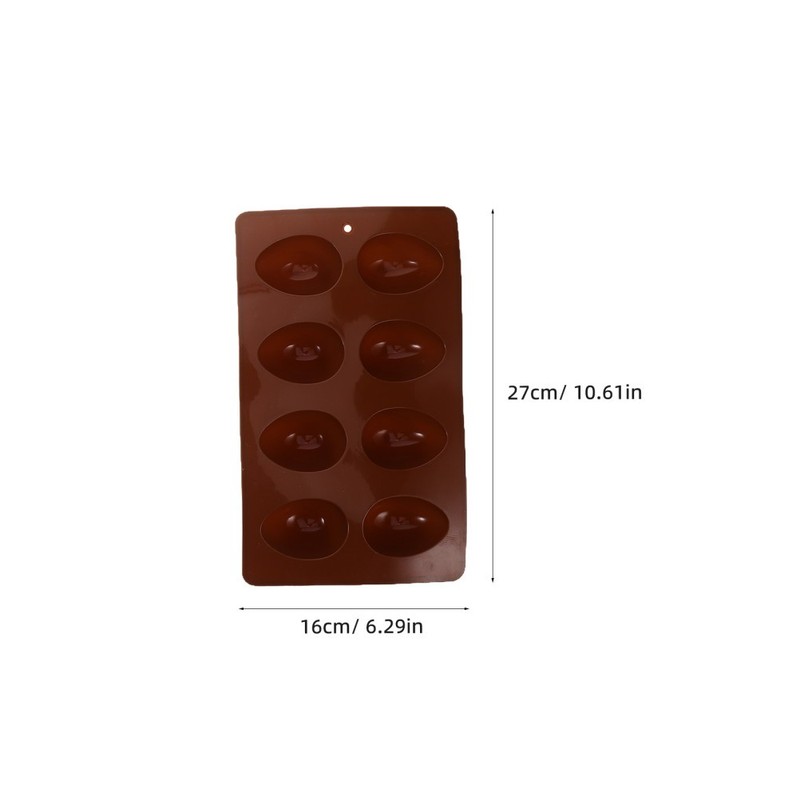 3Pcs Silicone Egg Baking Molds 8-Cavity Assorted Color Oven Safe Reusable gallery