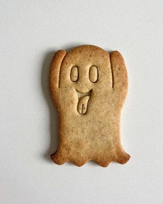 2 Cute Ghost Cookie Cutters Set - Halloween Haunted House spooky trick or treat gallery