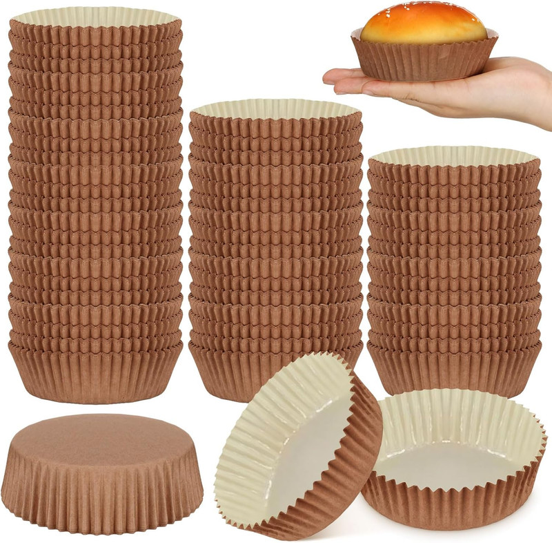 Disposable round Cupcake Liners Paper Baking Cups Wrappers Cupcake Paper Microwa