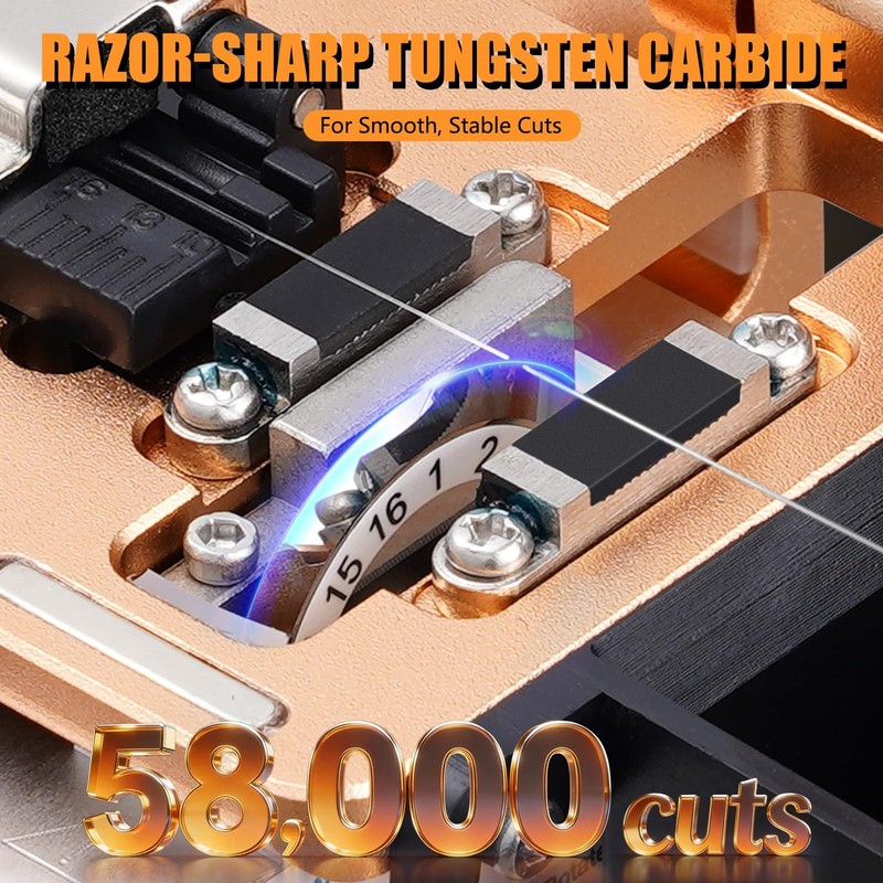 Trileria S09 High Precision Optical Fiber Tungsten Steel Blade 58000 Cuts gallery