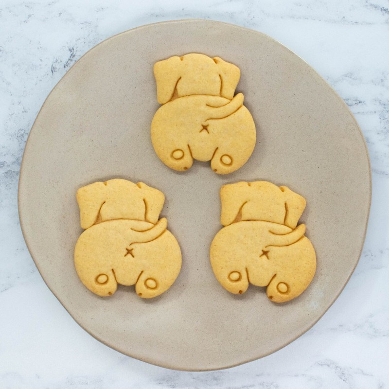 Relaxed Dachshund Butt Cookie Cutter - sausage dog treats wiener weenie dackel gallery