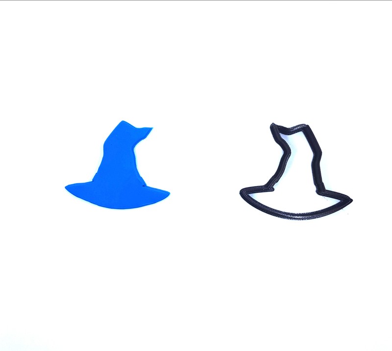 Witch Hat Cookie Cutter - 3D Printed - Bakery Cookie Cutter - FunOrders gallery