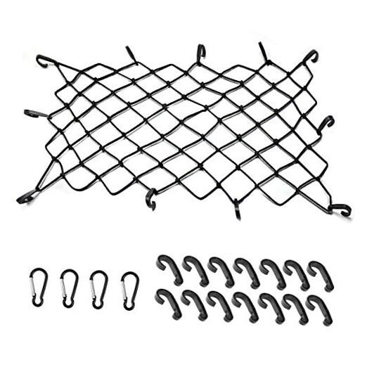 Cargo Nets 47″ x 36″,6mm Premium Bungee Cord Net,3″ x 3″ Grid Mesh Cargo