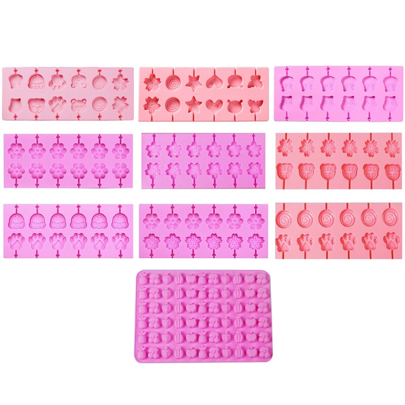 Lollipop Silicone Animals Fruits Flower Model Home-made for Children gallery