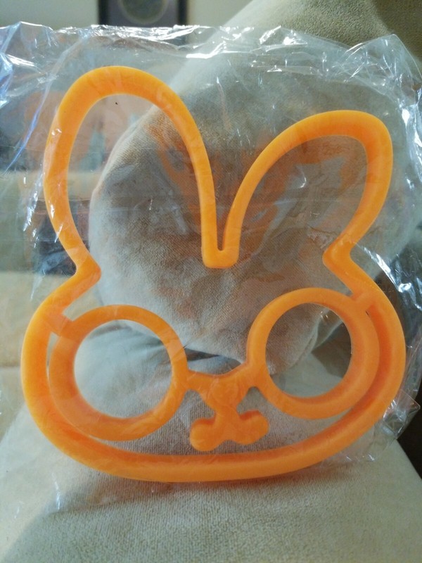 Easter Bunny Rabbit Egg, Pancake or Cookie, Silicone Mold NEW 1L