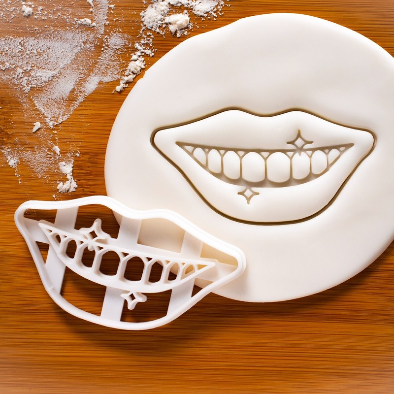 Shiny Teeth Smile Cookie Cutter – dentistry dental clinic oral hygienist dentist
