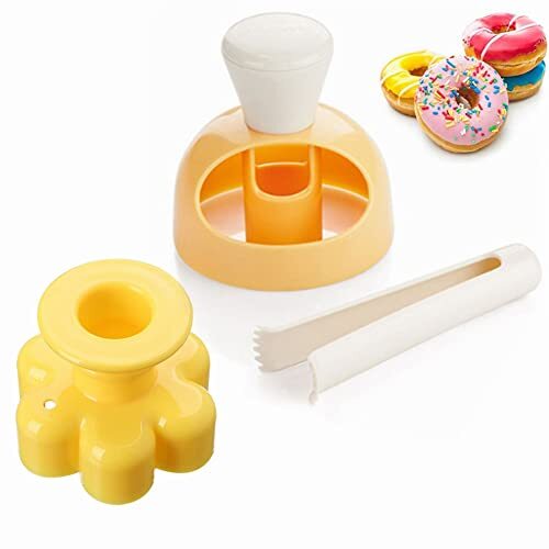 Donut Cutters Set Maker 3 Inch Doughnut Cutter Mold Plastic Round Cookie Cutter