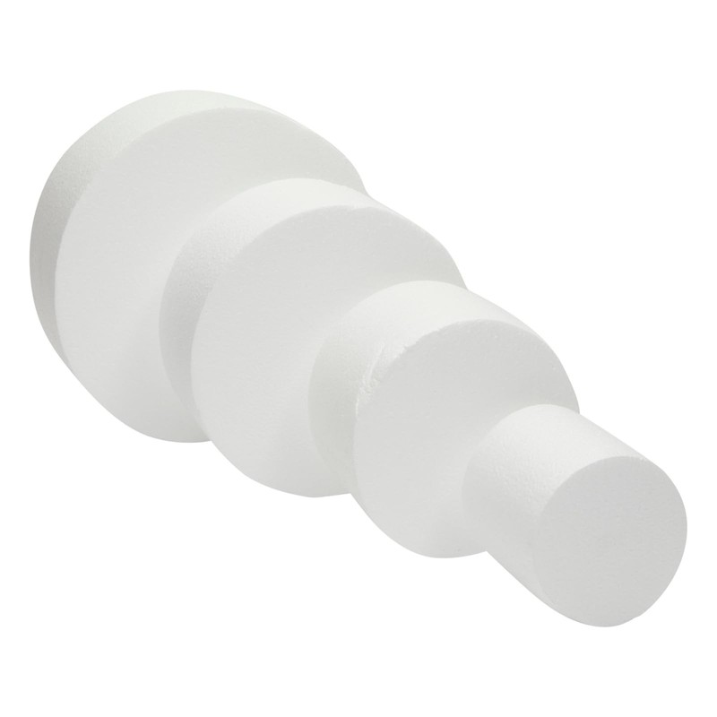 Foam Cake Dummy Set Reusable 4 Tier Display 4/6/8/10 Inch Pack of 4 gallery