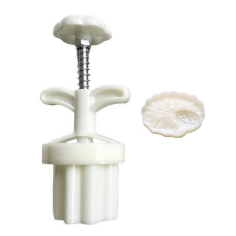 DIY Mooncake Molds Lotus Leaf Shaped Mooncake Cutters Pastry Decorating Tools