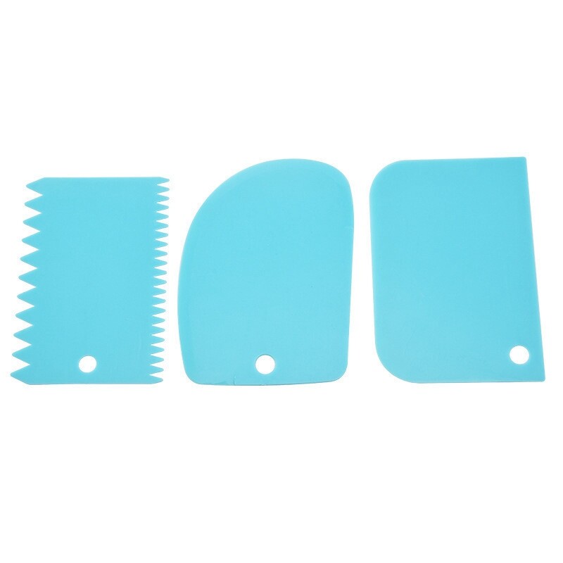 Comb Baking Tool Icing Scraper PIECES Smooth Smoother Smoothing cutting Cake gallery
