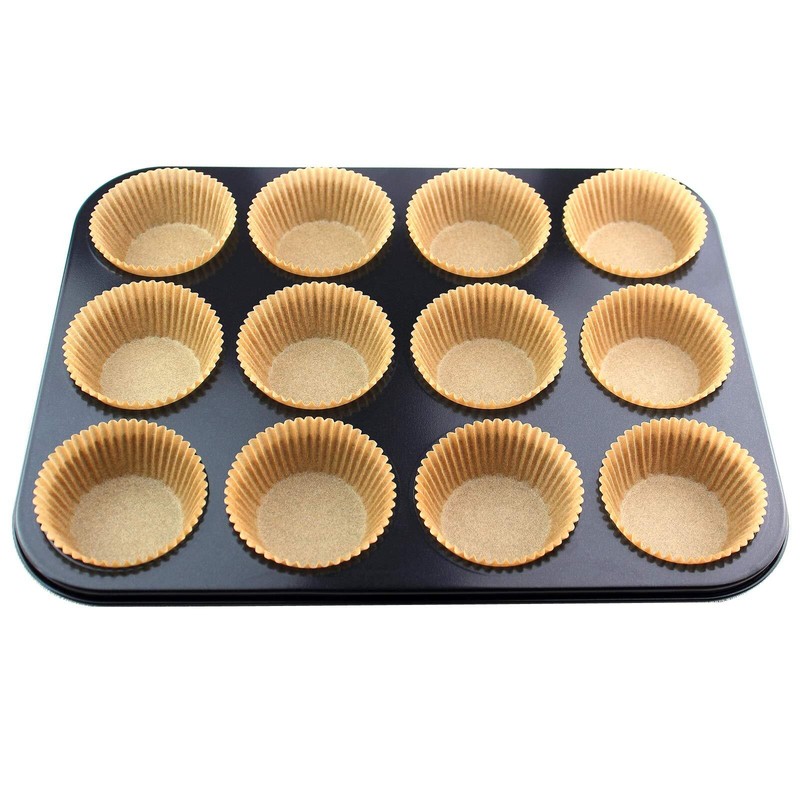 200 Pcs Standard Size Baking Cups Food-Grade Greaseproof Paper Cupcake Liners gallery