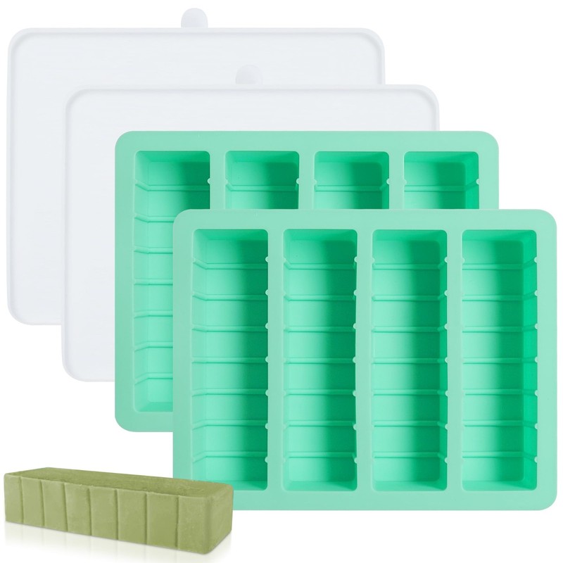2-Pack Non-Stick Silicone Butter Mold Tray with Lid - Fits Standard Butter Stick gallery