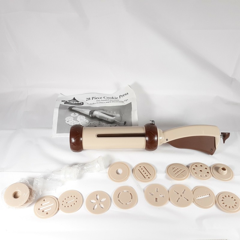 Hershey Kiss Cookie Press With Plates and Tips