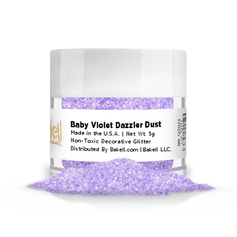 Bakell® 5g Baby Violet Dazzler Dust™ Non Toxic Decorating Glitter gallery