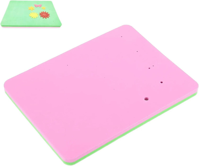 Fondant Foam Pad with 5 Holes - Silicone Mat for Cake Decorating, Rolling Pin &