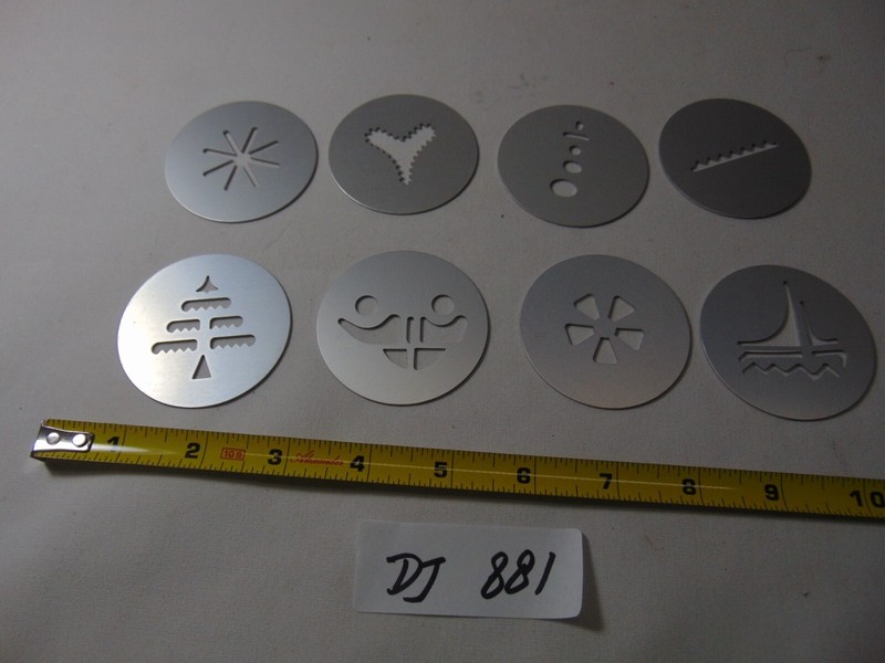 Hamilton Beach Super Shooter Replacement Lot of 8 Disk Disc Part Only 80000